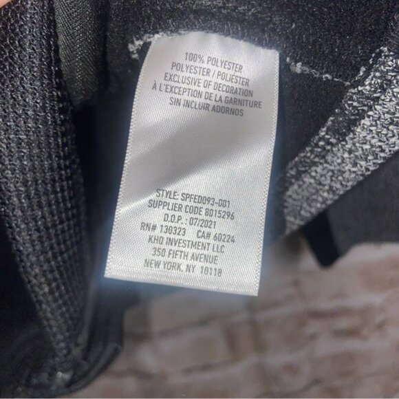 Spyder Mens Bandit Stryke Fleece Lined Jacket Gray And Black Size Medium - Picture 6 of 6